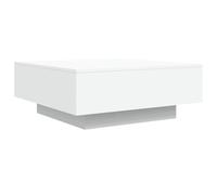 vidaXL Tavolino da salotto 80x80x31 cm Bianco in legno multistrato