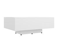 vidaXL Tavolino da salotto bianco 85x55x31 cm in legno multistrato