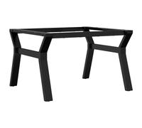 vidaXL Telaio Gambe a Y per Tavolino da Salotto 70x60x43 cm in Acciaio