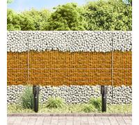 vidaXL Sassi da Giardino Marrone 12 cm Vetro