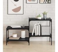 vidaXL Scaffale 4 pcs Nero 60 x 40 x 1,5 cm Legno multistrato, Mensola resistente, design rettangolare, soluzione moderna per il soggiorno, studio, mobili per la casa