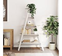 vidaXL Scaffale 5 Ripiani a Forma di A 110x40x180,5 cm Massello Pino