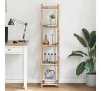 vidaXL Scaffale a 5 Piani in Legno di Bambù