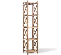 vidaXL Scaffale a 5 Piani in Legno di Bambù