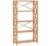 AX Libreria Organizzatore Scaffale Bagno 80x30x146cm Minimalista Libri 0K 353812