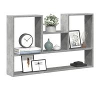 vidaXL Scaffale a Muro Grigio Cemento 99x15x60 cm in Truciolato, scaffale a Muro, scaffale espositivo, espositore a Muro, scaffale pensile, espositore