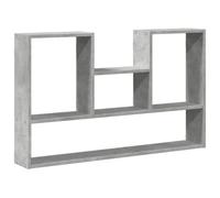 vidaXL Scaffale a Muro Grigio Cemento 99x15x60 cm in Truciolato, scaffale a Muro, scaffale espositivo, espositore a Muro, scaffale pensile, espositore