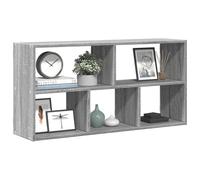vidaXL Scaffale a Muro Grigio Sonoma 100x25x50 cm in Legno Multistrato, scaffale a Muro, scaffale espositivo, espositore a Muro, scaffale pensile
