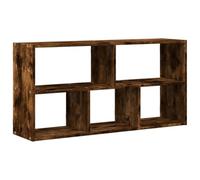 vidaXL Scaffale a muro Rovere Fumo 100x25x50 cm in legno multistrato