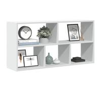 vidaXL Scaffale a Parete Bianco 100x25x50 cm in Legno Multistrato, scaffale a Muro, scaffale espositivo, espositore a Muro, scaffale pensile