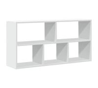 vidaXL Scaffale a Parete Bianco 100x25x50 cm in Legno Multistrato, scaffale a Muro, scaffale espositivo, espositore a Muro, scaffale pensile