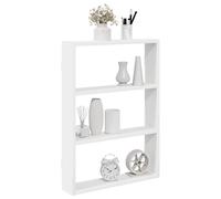 vidaXL Scaffale a Parete Bianco 43x9x60 cm in Legno Multistrato, mensola da Muro Galleggiante, mensola sospesa, mensola da Muro per Garage