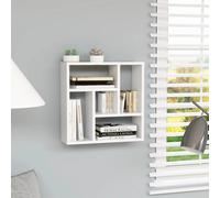 vidaXL Scaffale a Parete Bianco 45,1x16x45,1 cm in Truciolato