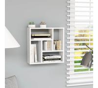 vidaXL Scaffale a Parete Bianco 45,1x16x45,1 cm in Truciolato