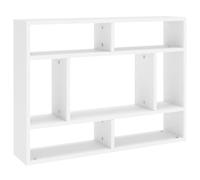 vidaXL Scaffale a Parete Bianco 75x16x55 cm in in Multistrato