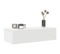 vidaXL Scaffale a Parete con Cassetti Bianco 60x26,5x15 cm Truciolato