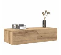 vidaXL Scaffale a Parete con Cassetti Rovere 60x26,5x15 cm Truciolato