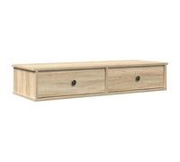 vidaXL Scaffale a Parete con Cassetti Sonoma 100x37,5x19 cm Truciolato