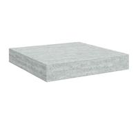 vidaXL Scaffale a Parete Grigio Cemento 23x23,5x3,8 cm in MDF