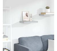 vidaXL Scaffale a Parete Grigio Cemento 40x23x3,8 cm in MDF