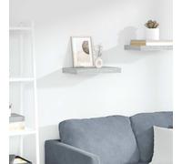 vidaXL Scaffale a Parete Grigio Cemento 40x23x3,8 cm in MDF