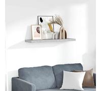vidaXL Scaffale a Parete Grigio Cemento 90x23,5x3,8 cm in MDF