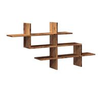 vidaXL Scaffale a Parete Legno Vecchio 124,5x18x60,5 cm in Truciolato