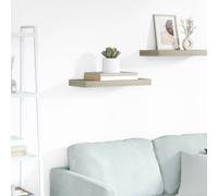 vidaXL Scaffale a Parete Rovere 40x23x3,8 cm in MDF