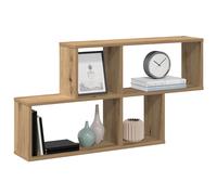 vidaXL Scaffale a parete Rovere artigianale 100x18x53 cm in truciolato