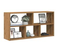 vidaXL Scaffale a Parete Rovere Artigianale 100x25x50 cm in Truciolato, scaffale a Muro, scaffale espositivo, espositore a Muro, scaffale pensile