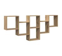 vidaXL Scaffale a Parete Rovere Artigianale 159x18x66 cm in Truciolato