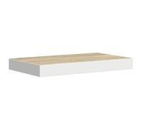 vidaXL Scaffale a Parete Rovere e Bianco 40x23x3,8 cm in MDF