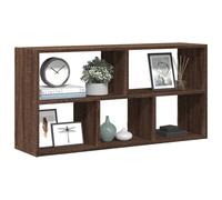 vidaXL Scaffale a Parete Rovere Marrone 100x25x50 cm in Truciolato, scaffale a Muro, scaffale espositivo, espositore a Muro, scaffale pensile