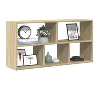 vidaXL Scaffale a Parete Rovere Sonoma 100x25x50 cm Legno Multistrato, scaffale a Muro, scaffale espositivo, espositore a Muro, scaffale pensile