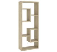 vidaXL Scaffale a Parete Rovere Sonoma 36x16x90 cm Legno Multistrato