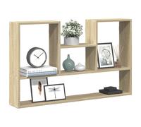 vidaXL Scaffale a Parete Rovere Sonoma 99x15x60 cm in Truciolato, scaffale a Muro, scaffale espositivo, espositore a Muro, scaffale pensile