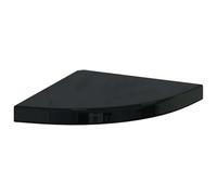 vidaXL Scaffale Angolare a Parete Nero Lucido 35x35x3,8 cm in MDF