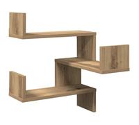 vidaXL Scaffale Angolare Muro Artigianale 40x40x49,5 cm in Truciolato