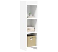 vidaXL Scaffale bianco, 30 x 30 x 111 cm, in legno di ingegneria,