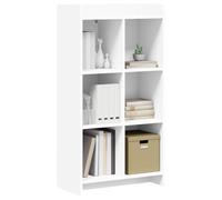vidaXL Scaffale bianco, 59 x 30 x 111 cm, in legno di ingegneria,