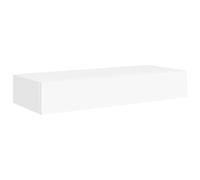 vidaXL Scaffale con Cassetti da Parete Bianco 60x23,5x10 cm in MDF