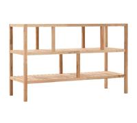 vidaXL Scaffale da Bagno in Legno di Noce 100x40x65 cm