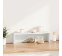 vidaXL Scaffale da Cucina Impilabile Bianco 60x15x16 cm in Truciolato