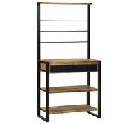 vidaXL Scaffale da cucina Marrone 80 x 40 x 160 cm