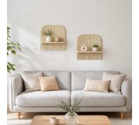 vidaXL Scaffale da parete 2 pz Rovere Sonoma 41 x 13,5 x 37,5 cm
