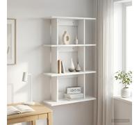 vidaXL Scaffale da parete A parete Bianco 56 x 20 x 90 cm