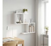 vidaXL Wandplank Wit 60 x 12 x 50,5 cm Bewerkt hout