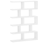 vidaXL Scaffale da parete Bianco 70 x 17 x 101 cm Legno ingegnerizzato