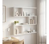 vidaXL Scaffale da parete Bianco 80 x 12 x 79,5 cm
