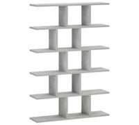 vidaXL Scaffale da parete Grigio Cemento 70 x 17 x 101 cm